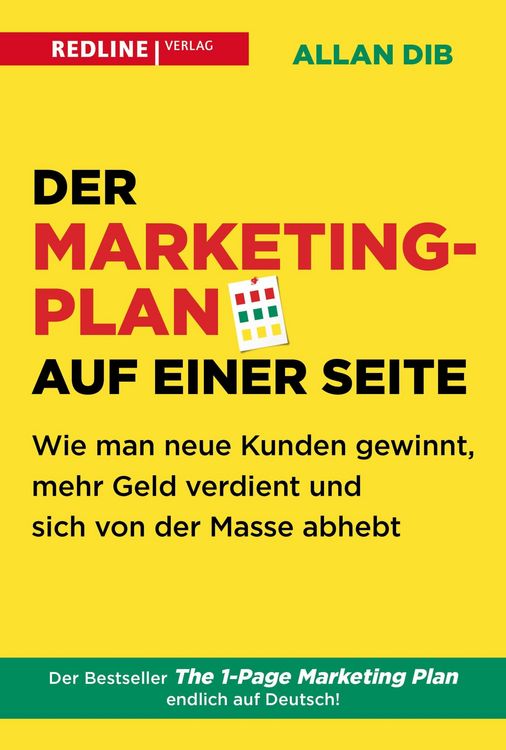 Produktbild: Der Marketingplan auf einer Seite