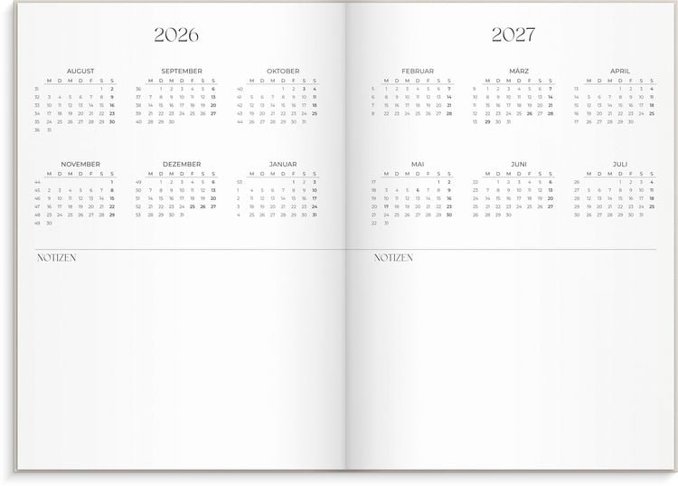 Produktbild: Student Planner A5 26/27 Beige