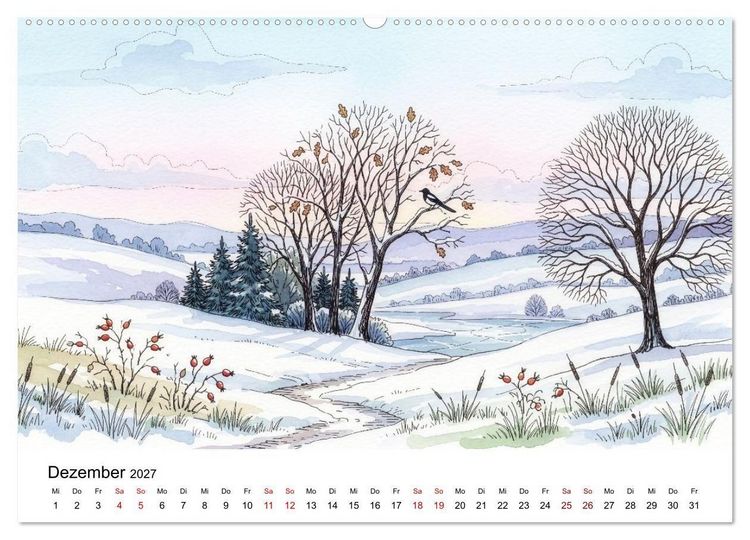 Produktbild: Einfach sch&ouml;n - Natur im Wandel der Jahreszeiten (Wandkalender 2027 DIN A2 quer), CALVENDO Monatskalender