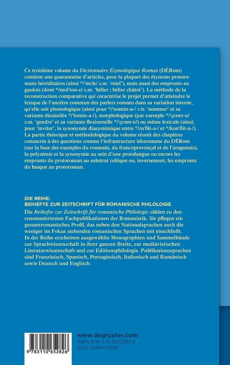 Produktbild: Dictionnaire &Eacute;tymologique Roman (D&Eacute;Rom) 3