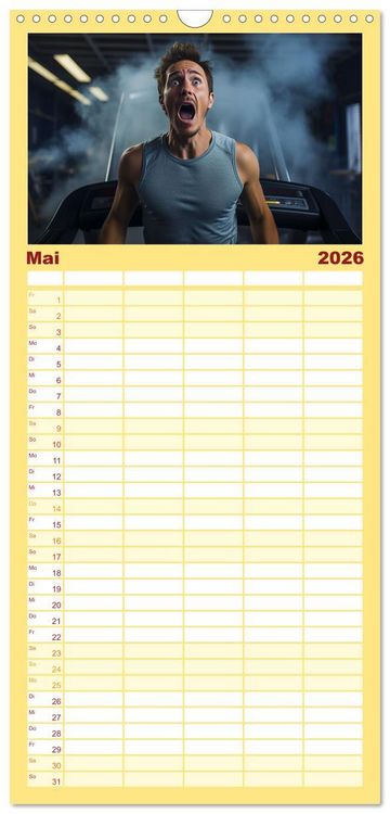 Produktbild: Familienplaner 2026 - Das macht Spa&szlig;, haben sie gesagt mit 5 Spalten (Wandkalender, 21 x 45 cm) CALVENDO