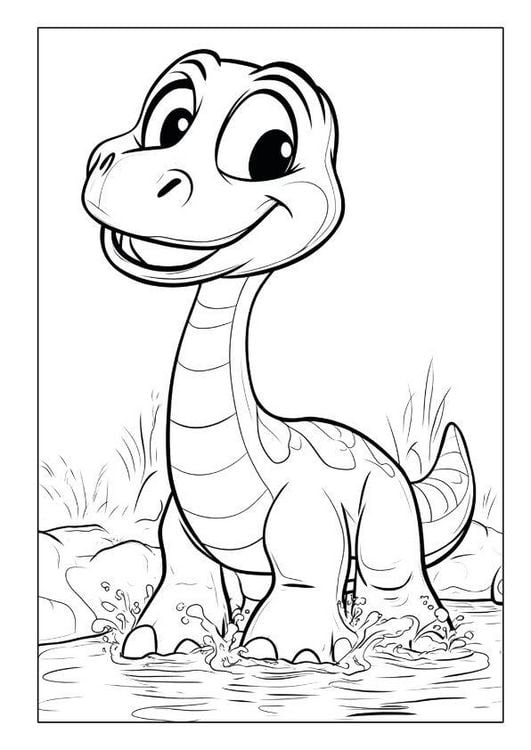 Produktbild: Dino Malbuch ab 4 Jahren