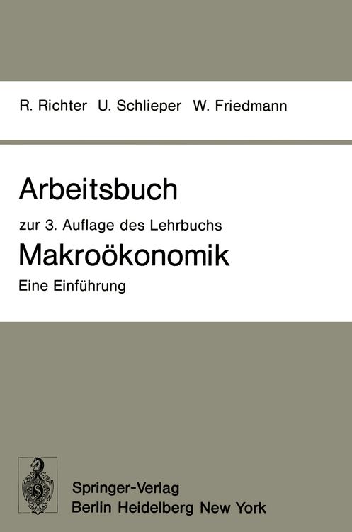 Produktbild: Arbeitsbuch zur 3. Auflage des Lehrbuchs Makro&ouml;konomik &mdash; Eine Einf&uuml;hrung