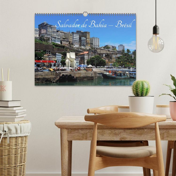 Produktbild: Salvador de Bahia &ndash; Br&eacute;sil (Calendrier mural 2026 DIN A3 vertical), CALVENDO calendrier mensuel