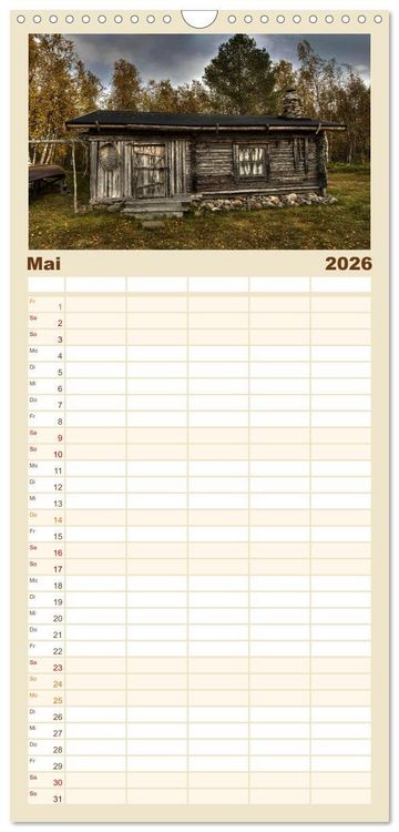 Produktbild: Familienplaner 2026 - Heimat der Samen mit 5 Spalten (Wandkalender, 21 x 45 cm) CALVENDO