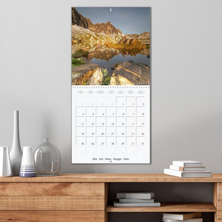 Produktbild: The Alps - A Year in the Mountains (Wall Calendar 2026 12 &times; 12 Inch) CALVENDO 12 Month Wall Calendar