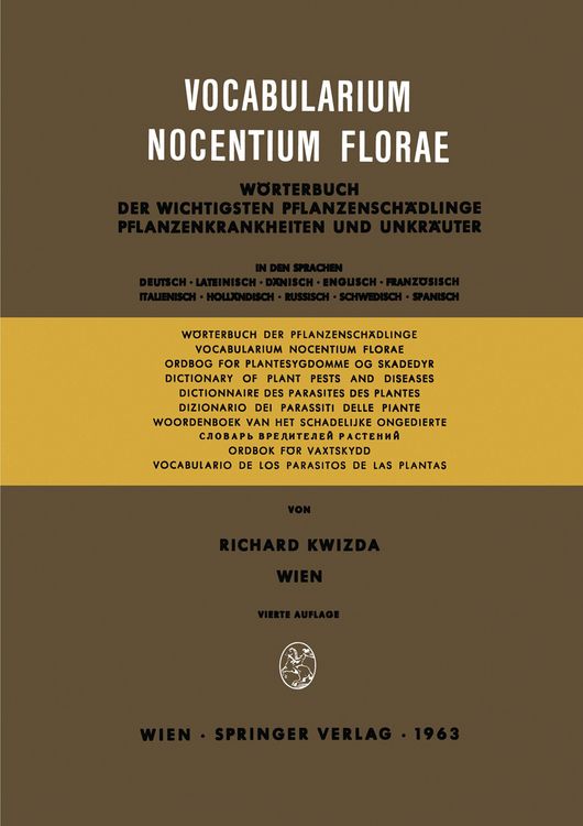Produktbild: Vocabularium Nocentium Florae