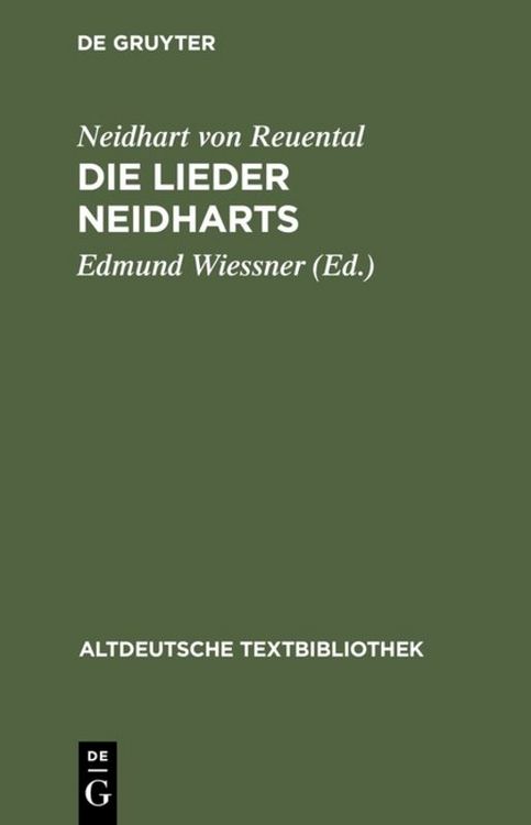 Produktbild: Die Lieder Neidharts