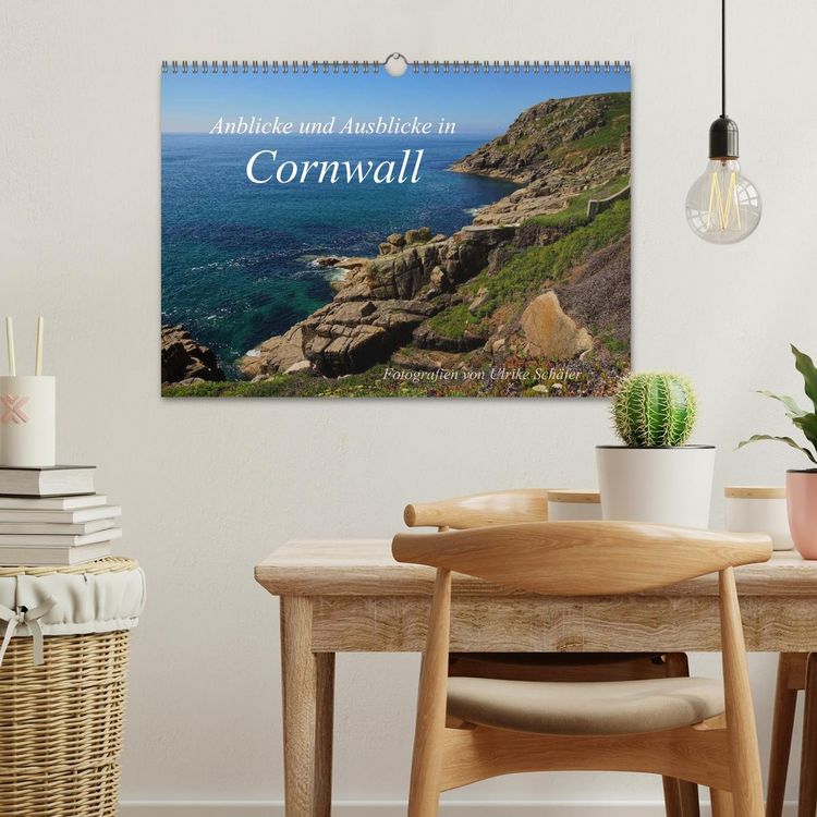 Produktbild: Anblicke und Ausblicke in Cornwall (Wandkalender 2026 DIN A3 quer), CALVENDO Monatskalender