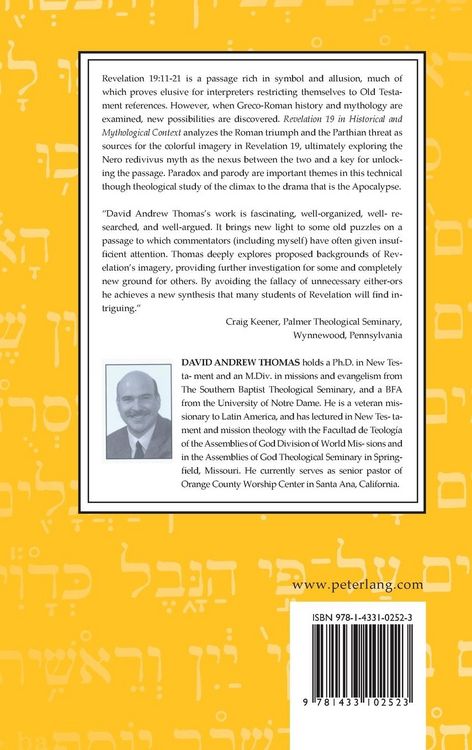 Produktbild: Revelation 19 in Historical and Mythological Context