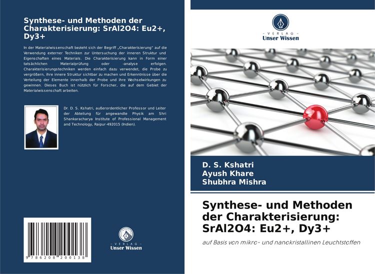 Produktbild: Synthese- und Methoden der Charakterisierung: SrAl2O4: Eu2+, Dy3+