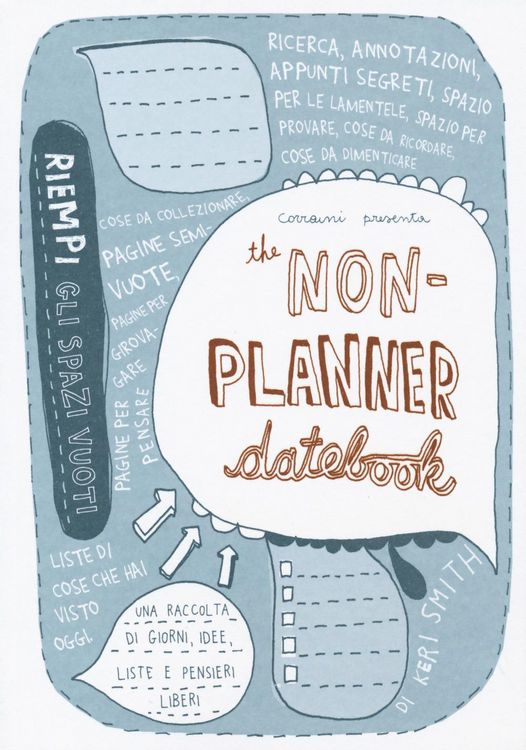 Produktbild: The non-planner datebook. Ediz. italiana