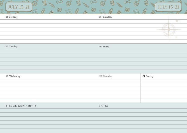 Produktbild: Harry Potter 2024-2025 Academic Year Planner