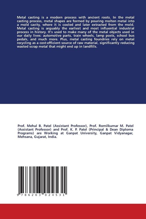 Produktbild: A Textbook of "Metal Casting Process"