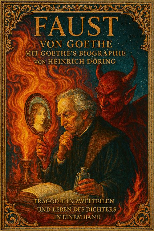 Produktbild: Faust von Goethe mit Goethe's Biographie von Heinrich D&ouml;ring