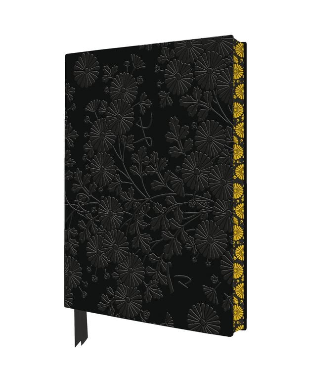 Produktbild: Exquisit Premium Notizbuch DIN A5: Uematsu Hobi, Box mit Chrysanthemen verziert