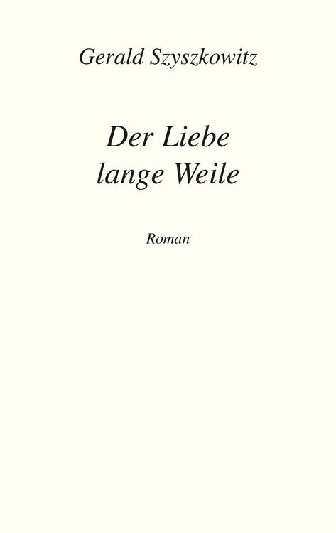 Produktbild: Der Liebe lange Weile
