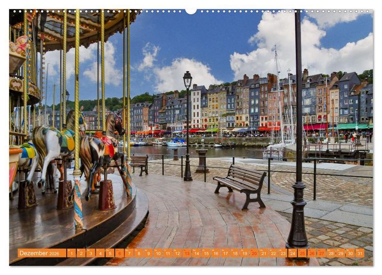 Produktbild: Quer durch die Normandie (Wandkalender 2026 DIN A2 quer), CALVENDO Monatskalender