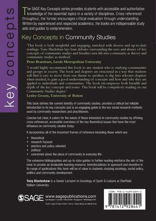 Produktbild: Key Concepts in Community Studies