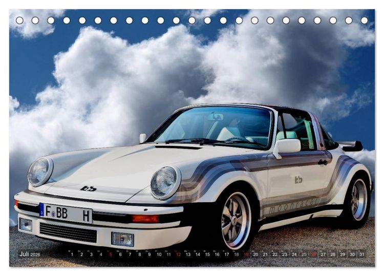 Produktbild: Ein Porsche muss es schon sein! (Tischkalender 2026 DIN A5 quer), CALVENDO Monatskalender