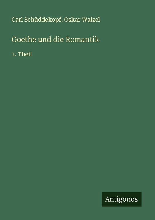 Produktbild: Goethe und die Romantik