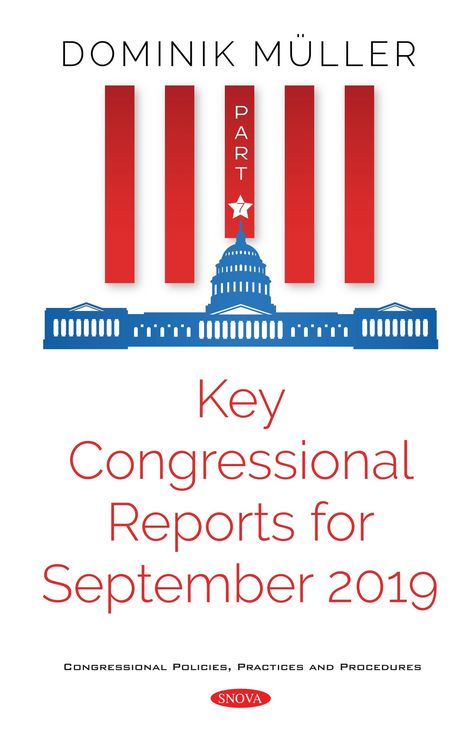 Produktbild: Key Congressional Reports for September 2019. Part VII