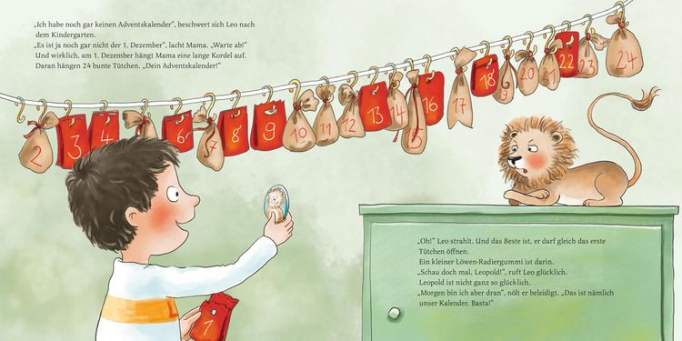 Produktbild: LESEMAUS 163: Leo und Leopold &ndash; Weihnachten im Kindergarten