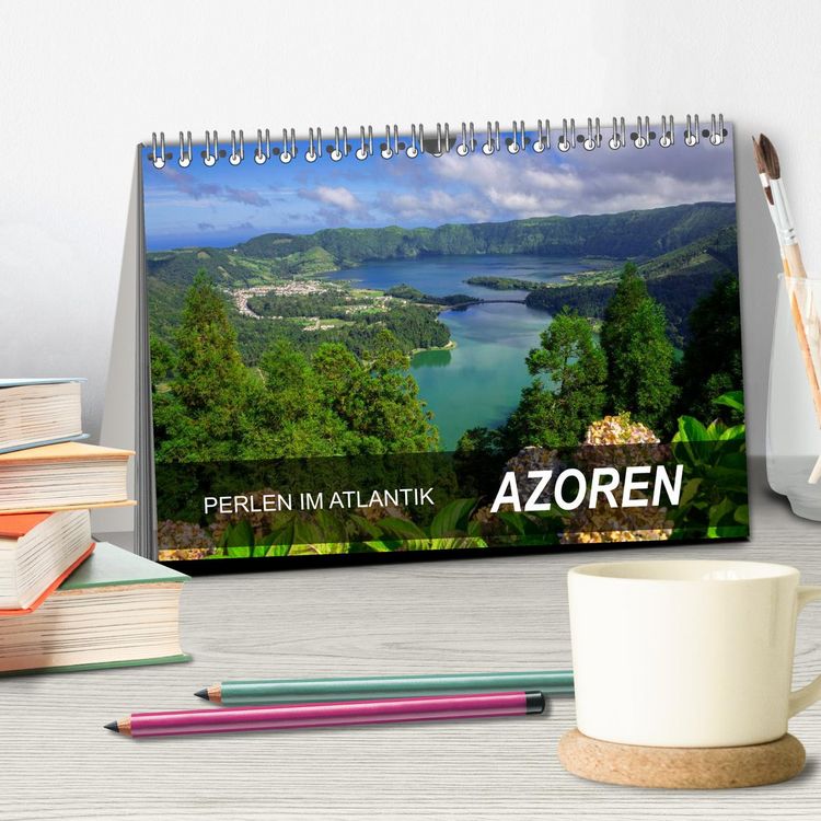 Produktbild: Perlen im Atlantik - Azoren (Tischkalender 2026 DIN A5 quer), CALVENDO Monatskalender