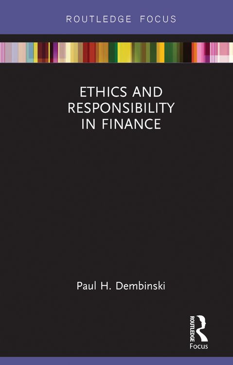 Produktbild: Ethics and Responsibility in Finance