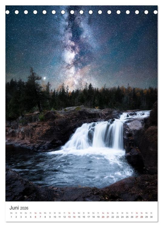 Produktbild: Milchstra&szlig;e - Unsere faszinierende Galaxie. (Tischkalender 2026 DIN A5 hoch), CALVENDO Monatskalender