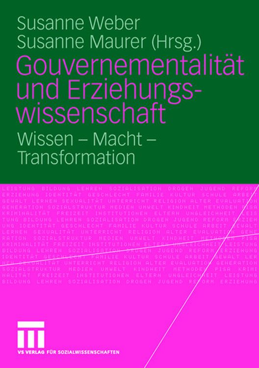 Produktbild: Gouvernementalit&auml;t und Erziehungswissenschaft