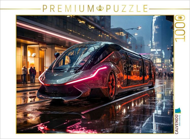 Produktbild: CALVENDO Puzzle Busse | 1000 Teile Lege-Gr&ouml;&szlig;e 64x48cm Foto-Puzzle f&uuml;r gl&uuml;ckliche Stunden