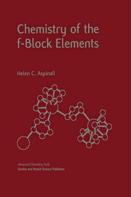 Produktbild: Chemistry of the f-Block Elements