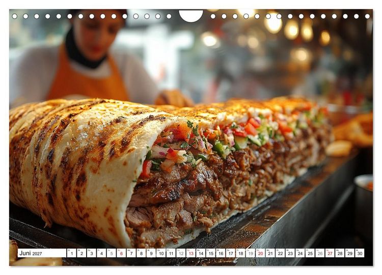 Produktbild: D&ouml;ner macht sch&ouml;ner, t&uuml;rkischer Geschmack von deinem D&ouml;nermann (Wandkalender 2027 DIN A4 quer), CALVENDO Monatskalender