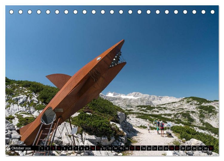 Produktbild: Welterberegion Hallstatt Dachstein (Tischkalender 2026 DIN A5 quer), CALVENDO Monatskalender