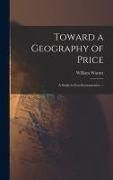 Produktbild: Toward a Geography of Price