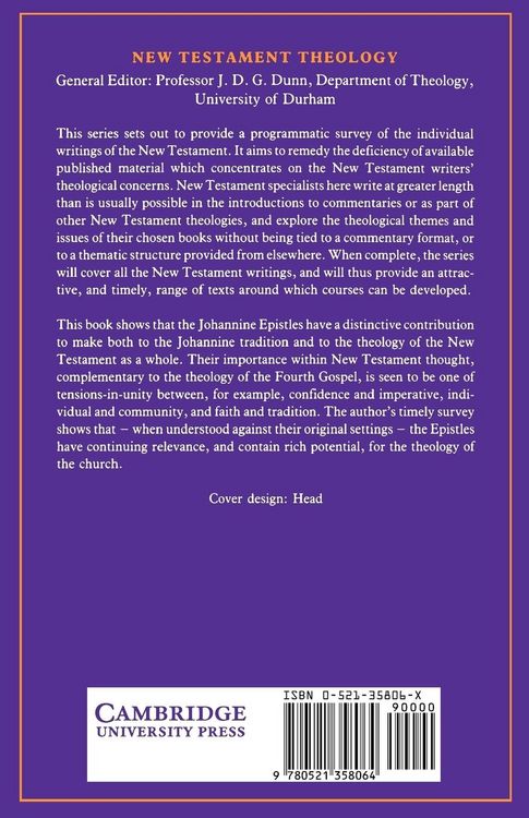 Produktbild: The Theology of the Johannine Epistles
