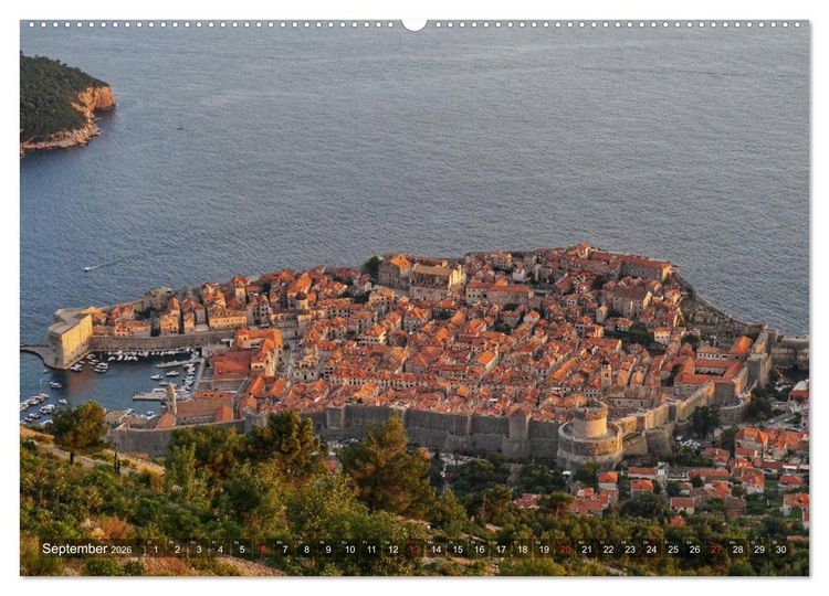 Produktbild: Kroatien - Landschaften am Mittelmeer (Wandkalender 2026 DIN A2 quer), CALVENDO Monatskalender