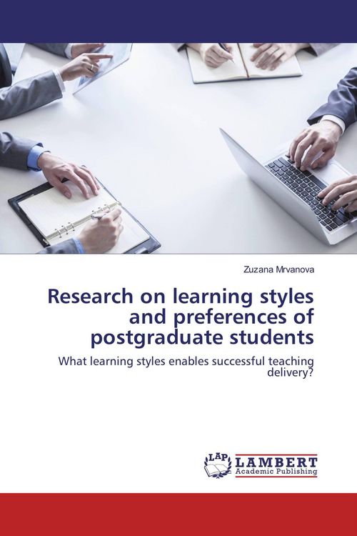 Produktbild: Research on learning styles and preferences of postgraduate students