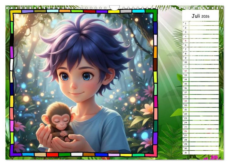 Produktbild: Meine Tierbabys (Wandkalender 2026 DIN A3 quer), CALVENDO Monatskalender
