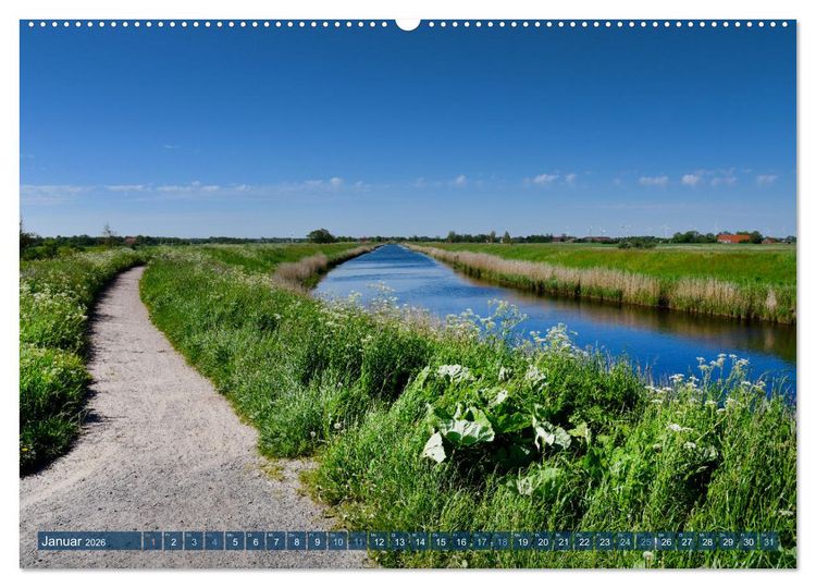 Produktbild: Erlebe mit mir Ostfriesland (hochwertiger Premium Wandkalender 2026 DIN A2 quer), Kunstdruck in Hochglanz