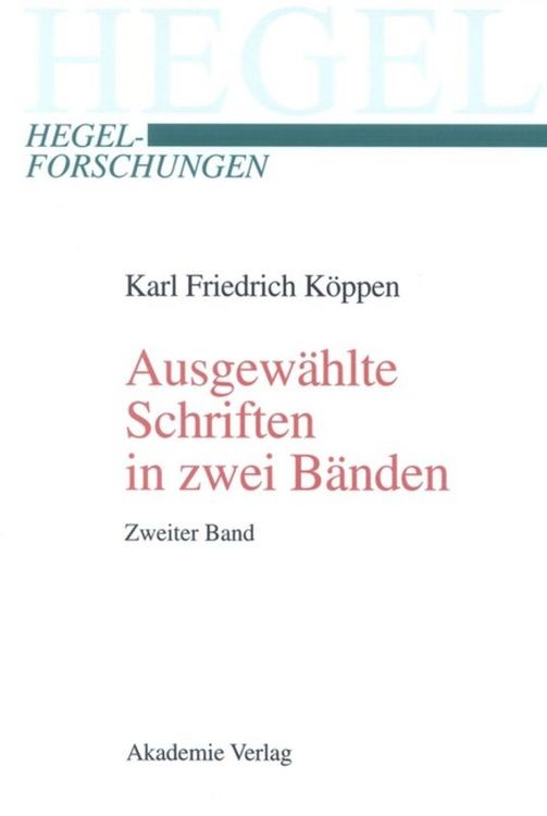 Produktbild: Ausgew&auml;hlte Schriften in zwei B&auml;nden