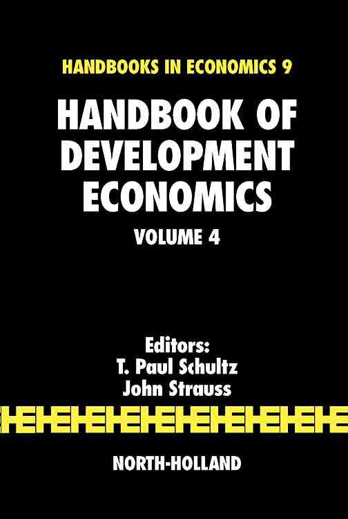Produktbild: Handbook of Development Economics