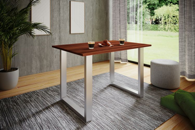 Produktbild: Premium Holz Esstisch K&uuml;chentisch Xona U 80x50