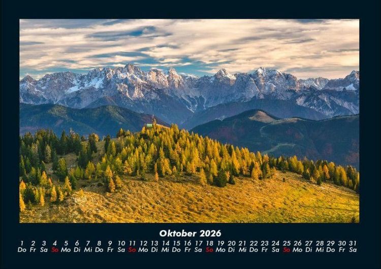 Produktbild: Berge 2026 Fotokalender DIN A4