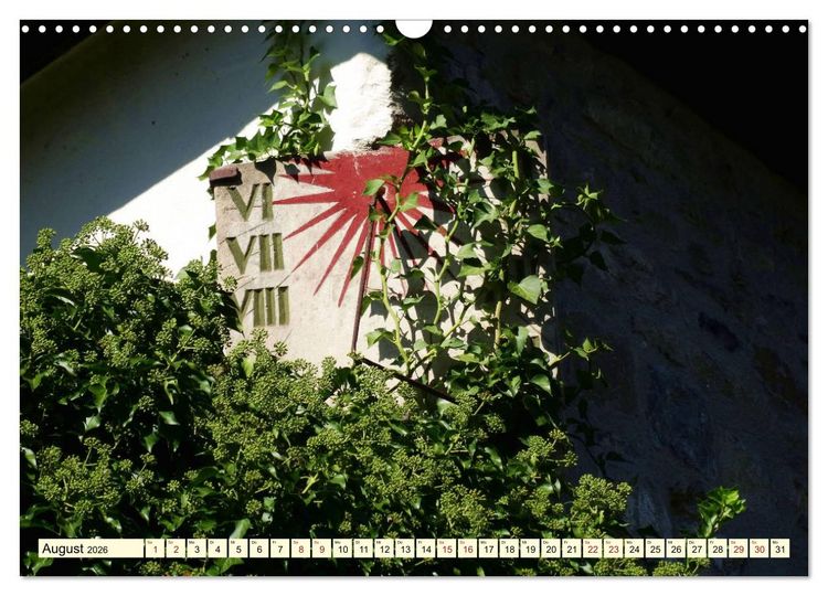 Produktbild: Sonnenuhren - Sonnenstunden (Wandkalender 2026 DIN A3 quer), CALVENDO Monatskalender