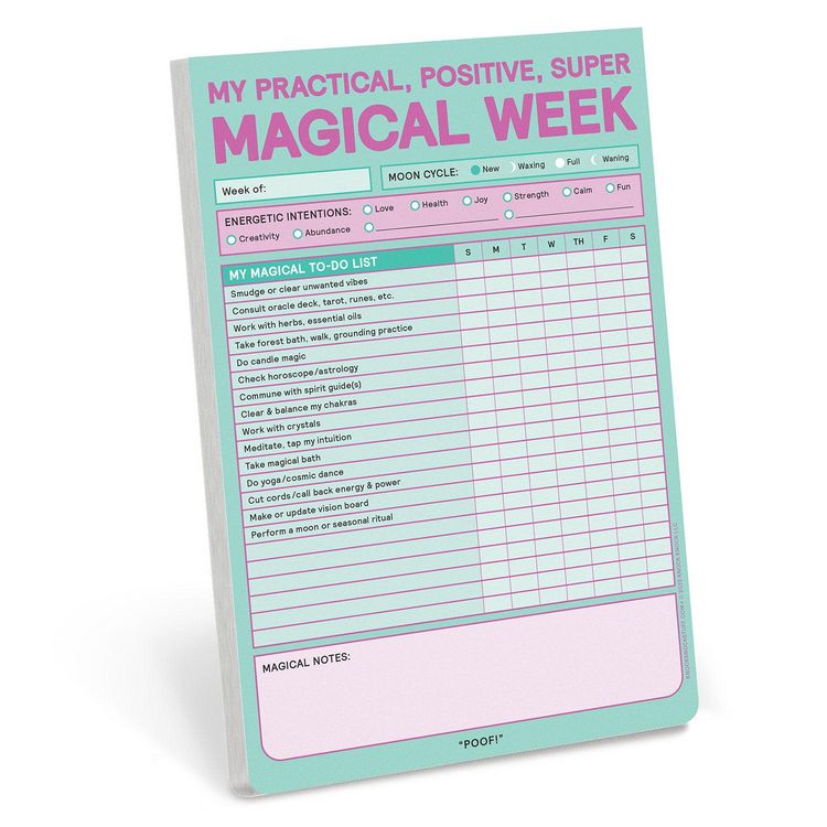 Produktbild: Knock Knock: Knock Knock Magical Week Notepads (Pastel)