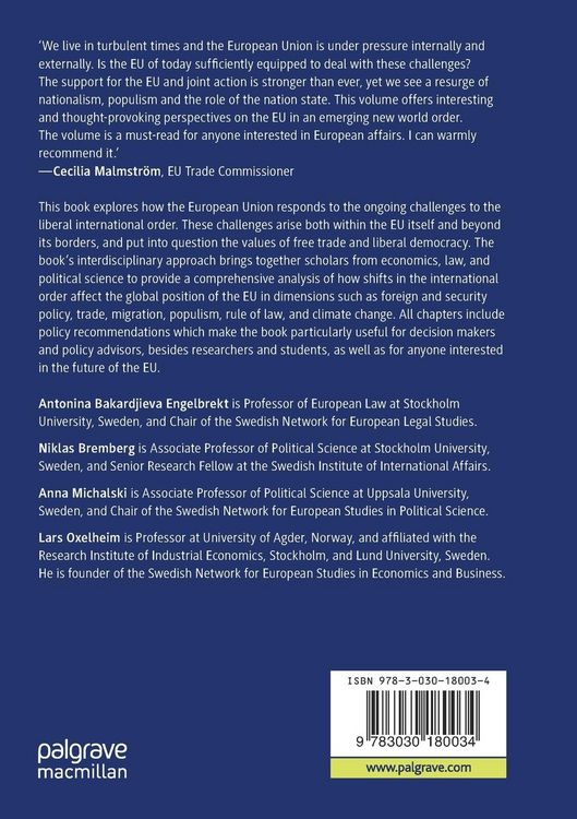 Produktbild: The European Union in a Changing World Order