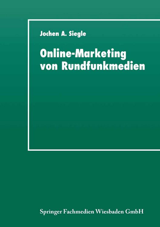 Produktbild: Online-Marketing von Rundfunkmedien