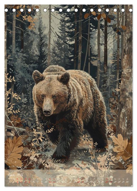 Produktbild: Teddyliebe B&auml;ren wie ich sie mag (Tischkalender 2026 DIN A5 hoch), CALVENDO Monatskalender